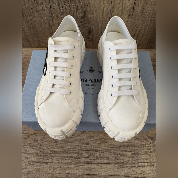 Prada Nylon Platform Sneakers - Picture 4 of 10